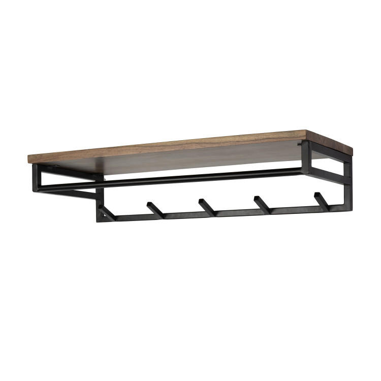 Hoyz Collection Wandgarderobe Braun 85x18x35 cm