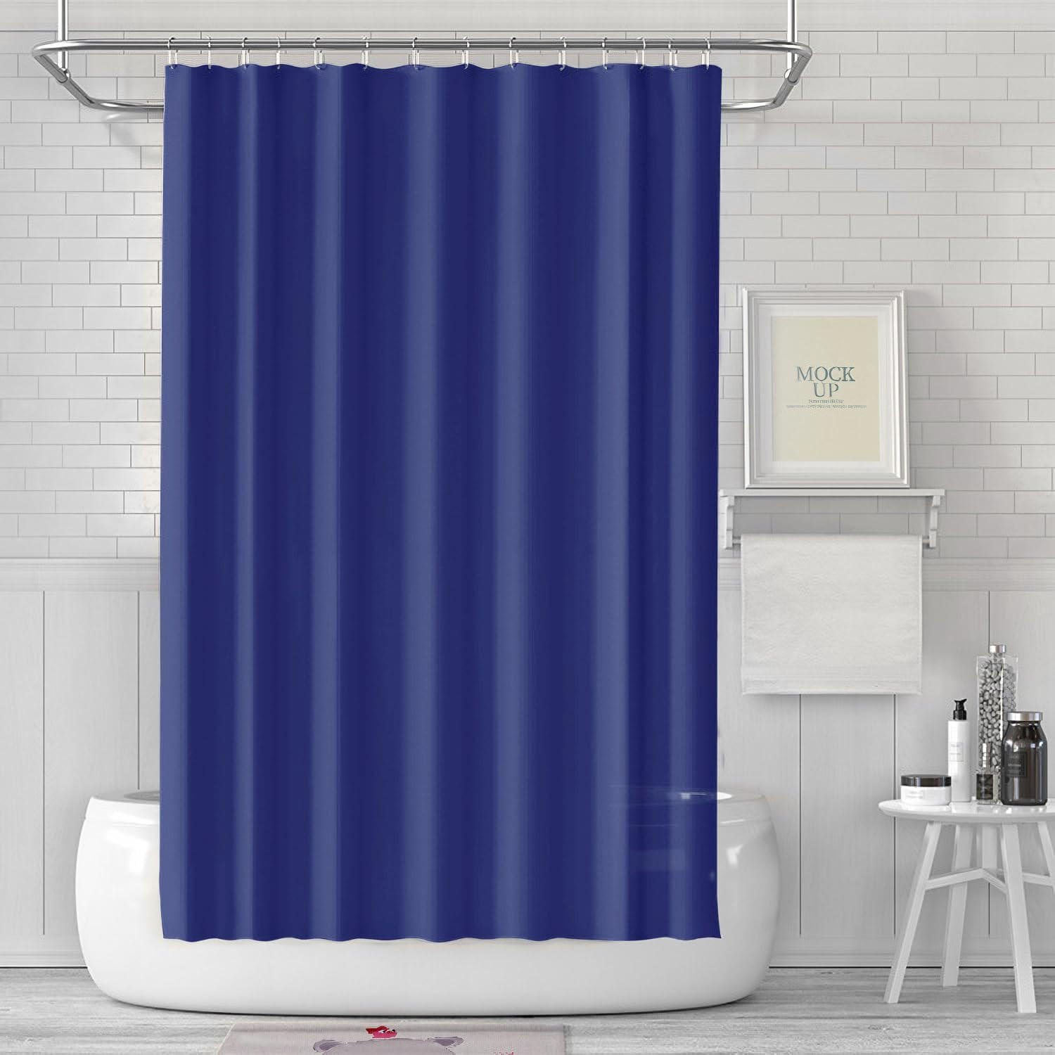 Mcboson Duschvorhang Blau 180x180 cm