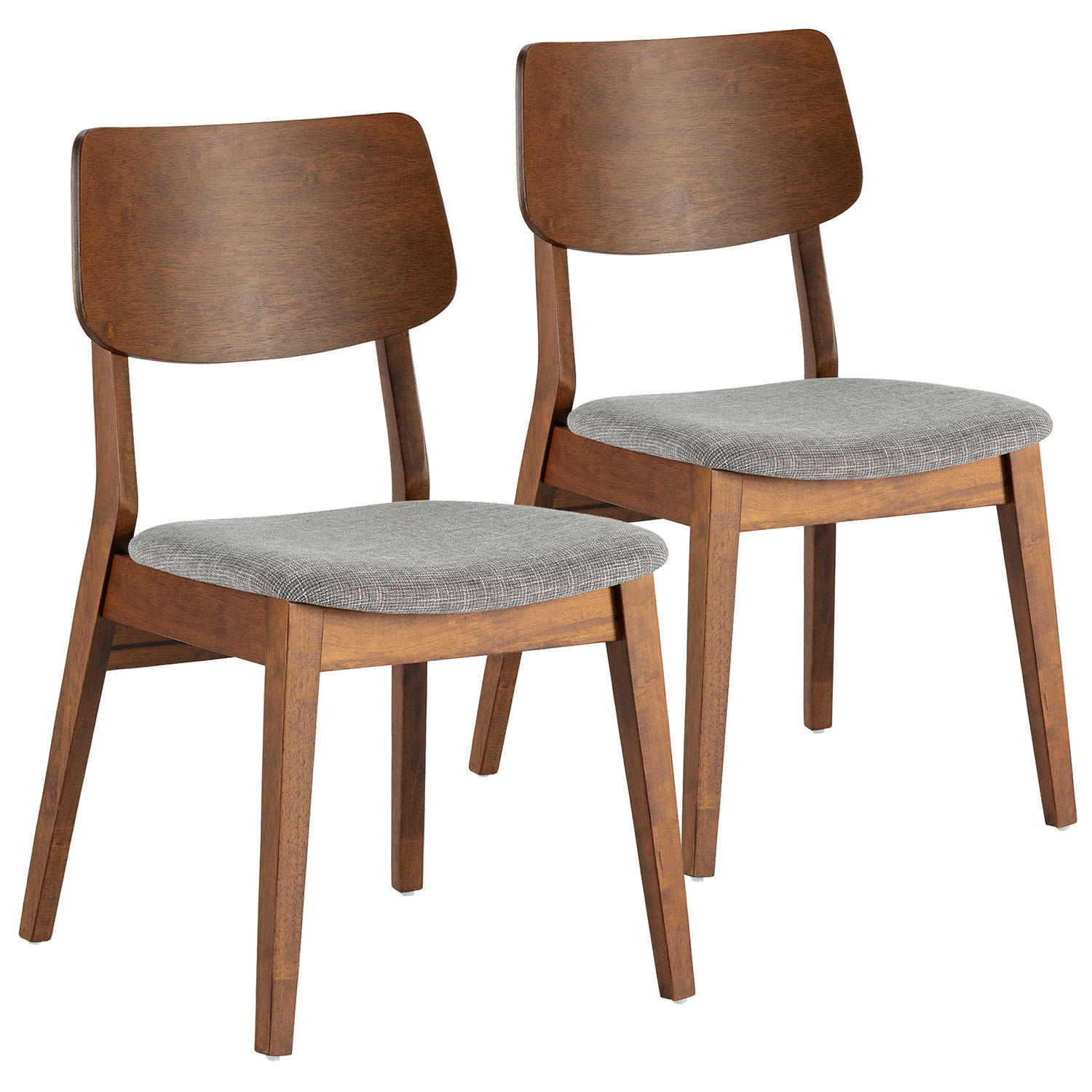 SET DE SCAUNE 2 Susi, culoare nuca, lemn masiv