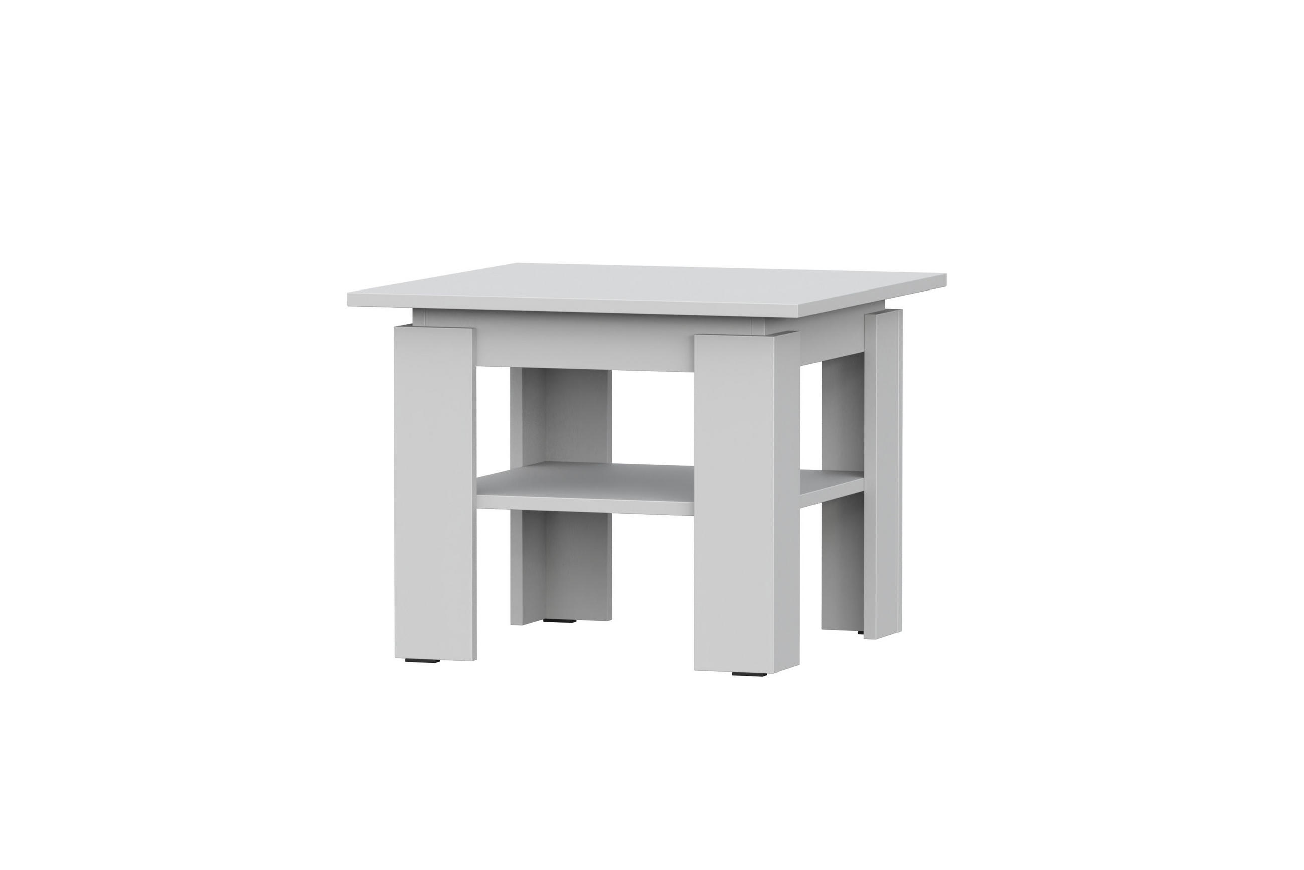 COUCHTISCH Weiß 55/43/55 - Weiß, Holzwerkstoff (55/55/43cm) - RAUMHIRSCH FURNITURE