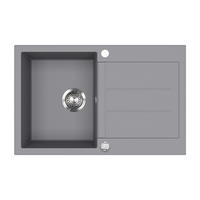 UMYVADLO Kapstadt Šedá - šedá, keramika (78/20/50cm) - Bergstroem