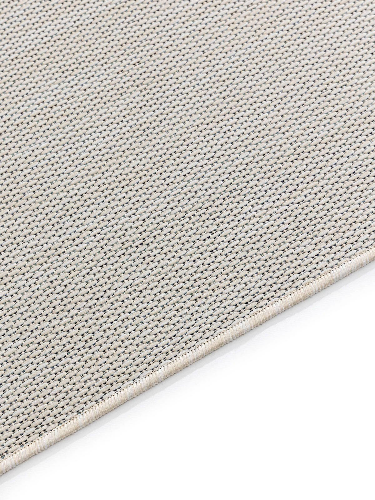 OUTDOORTEPPICH Lou Weiß 160x230 cm - Weiß, Kunststoff (160/230cm) - benuta