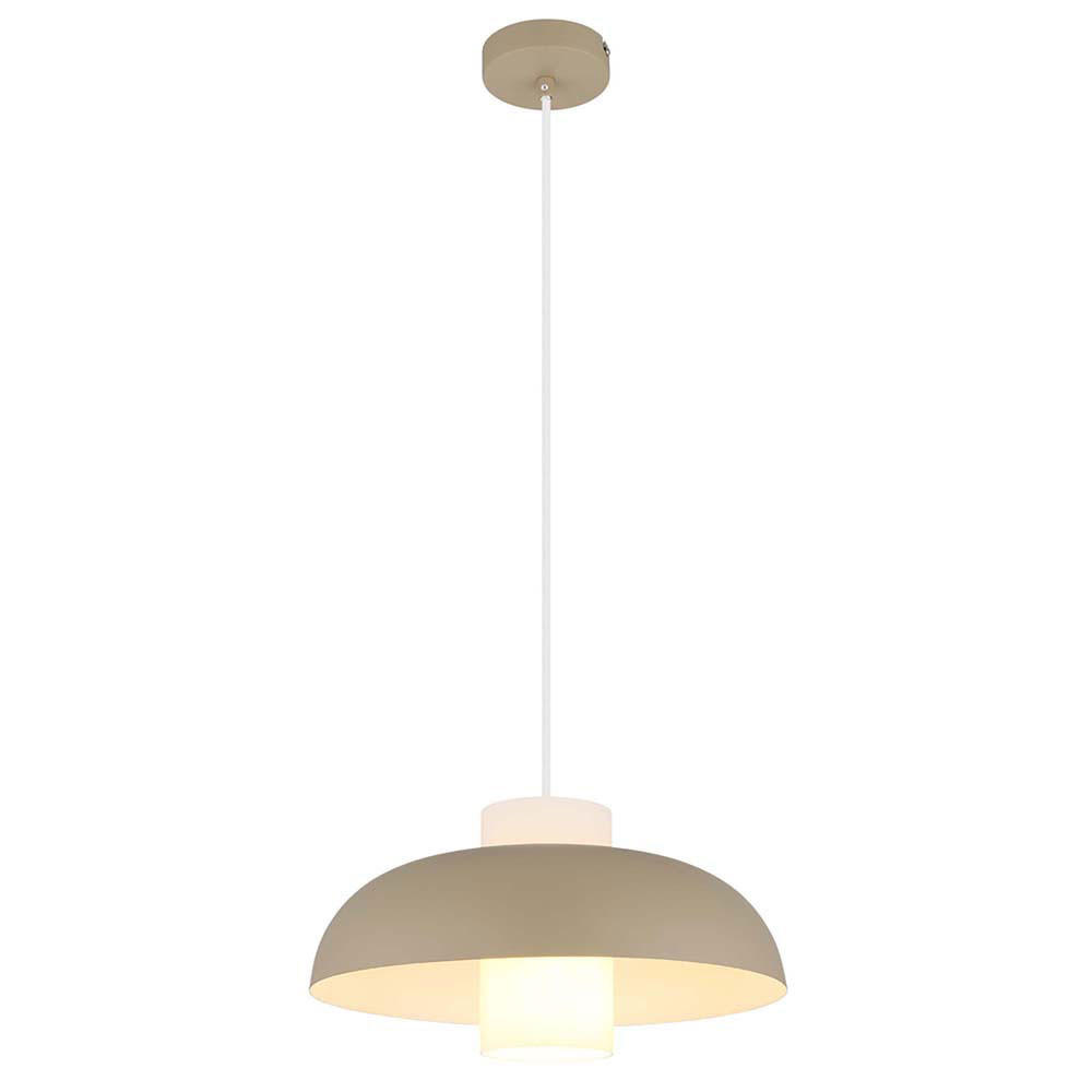 LED HÄNGELEUCHTE Metall Beige Opalglas - Beige, Glas (38/38/120cm) - Globo Lighting