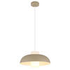 LED HÄNGELEUCHTE Metall Beige Opalglas - Beige, Glas (38/38/120cm) - Globo Lighting