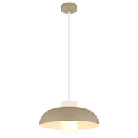 LED HÄNGELEUCHTE Metall Beige Opalglas - Beige, Glas (38/38/120cm) - Globo Lighting