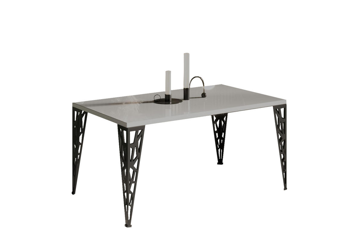 COUCHTISCH Monza - Weiß Hochglanz, Holzwerkstoff (100/60/51cm) - Endo-Moebel