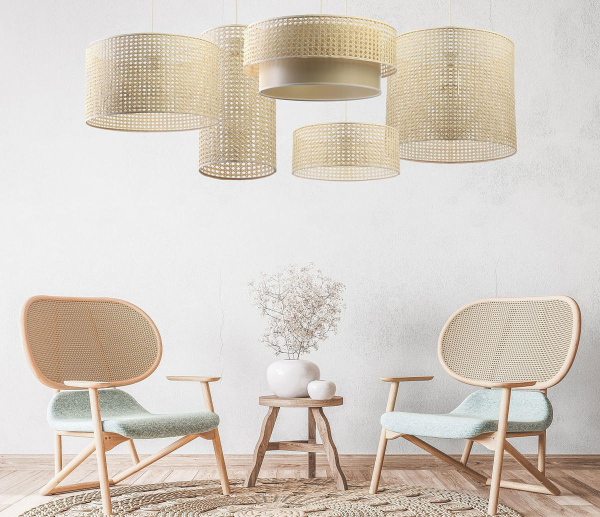 HÄNGELEUCHTE Beige 50/41 cm - Beige, Kunststoff (50/2/41cm) - ONZENO