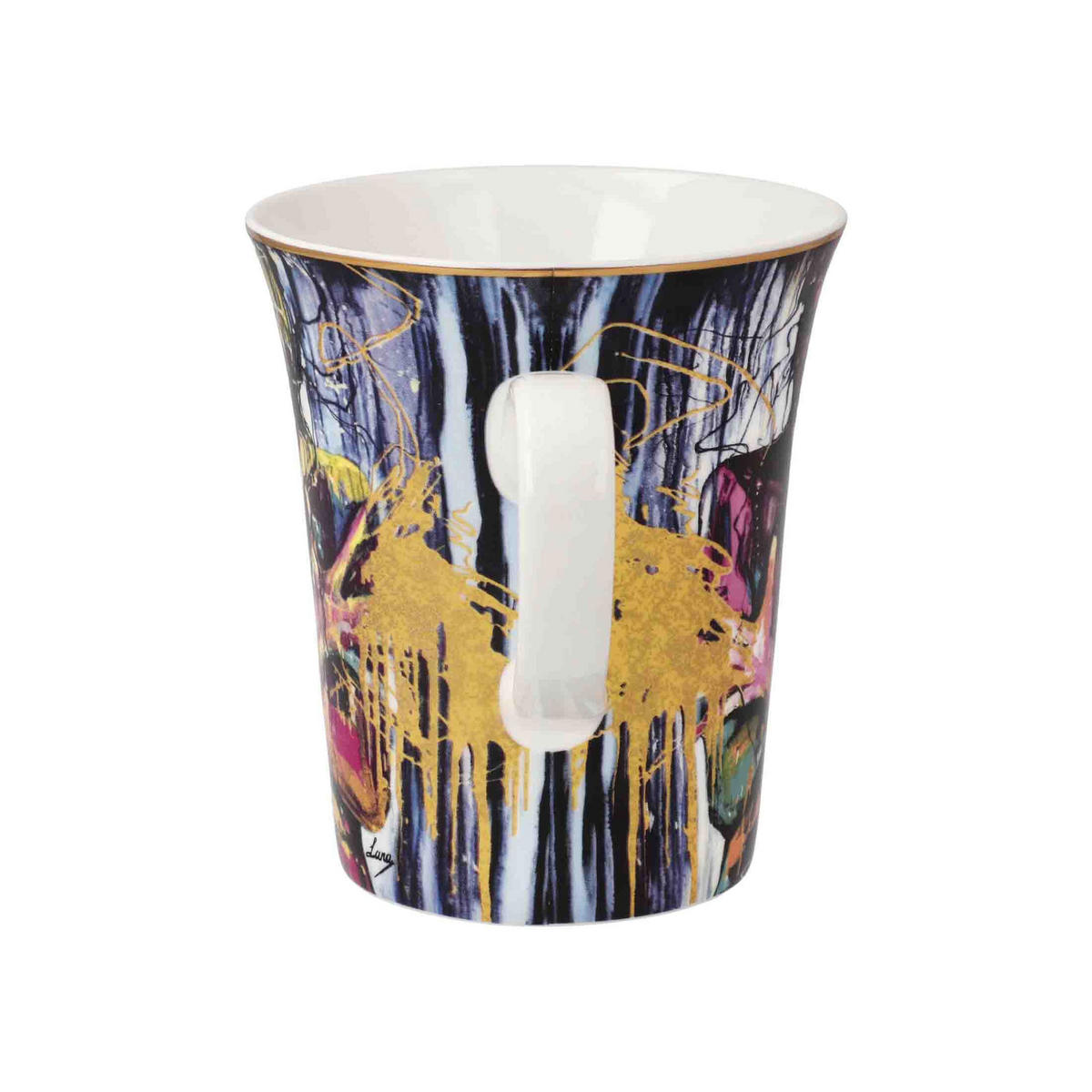 KÜNSTLERTASSE Lana Frey Liberation, Fine Bone China, Bunt, 400 ml - Multicolor, Keramik (0.4L) - Goebel