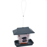 VOGELHAUS zum Aufhängen grün - Grün, Kunststoff (15/40/19.5cm) - Mondex