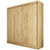 SCHWEBETÜRENSCHRANK Mario II 200/216/61 eiche Artisan mit Schubladen - Eiche Artisan, Holzwerkstoff (200/216/61cm) - Beautysofa