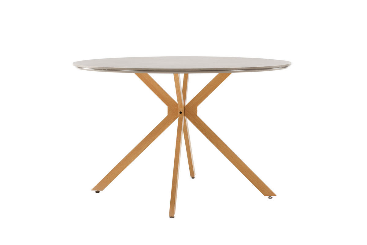 ESSTISCH Ø120 cm grau - Grau, Holzwerkstoff (120/120/75cm) - ebuy24