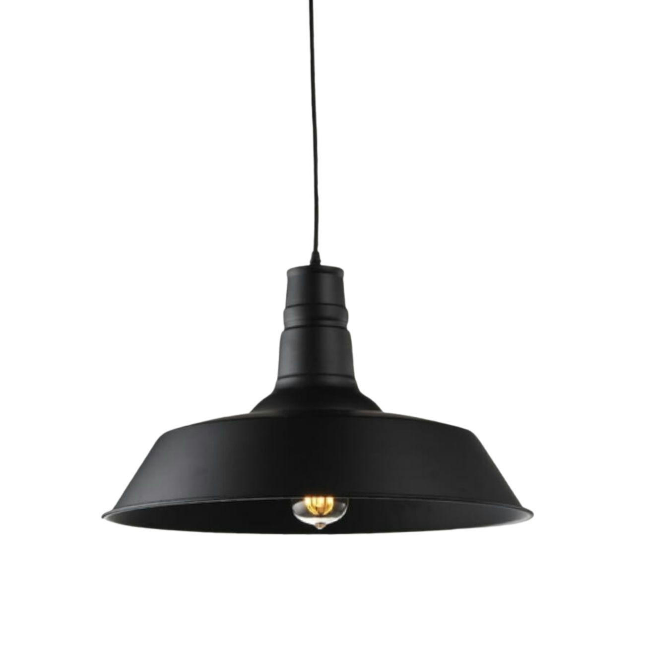 HÄNGELEUCHTE Xena, Schwarz, 25cm - Schwarz, Metall (25/36/25cm) - KOSILUM