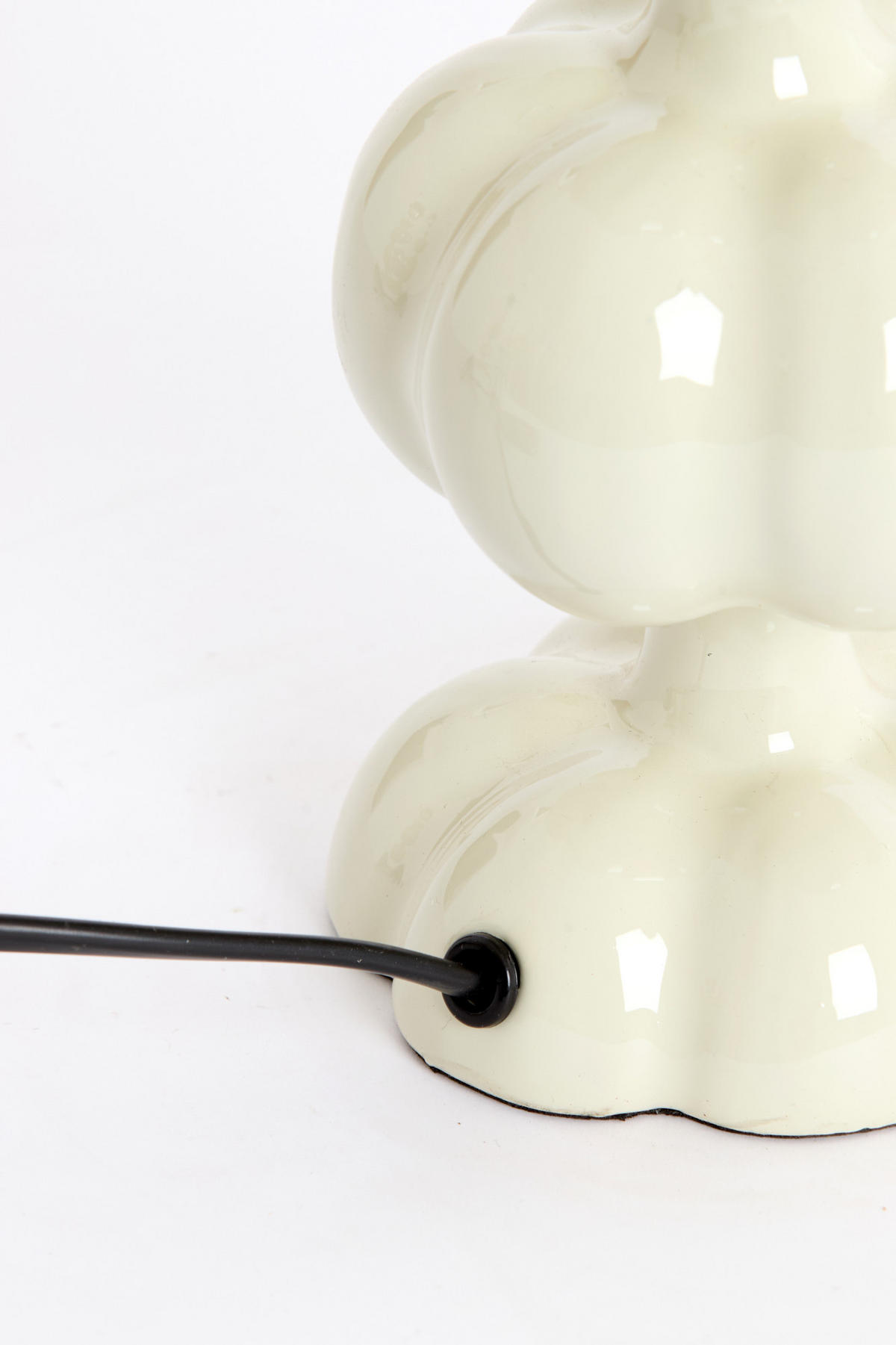 LAMPENFUSS Caldas Weiß Ø10/20 cm - Weiß, Metall (10/10/20cm) - Light & Living