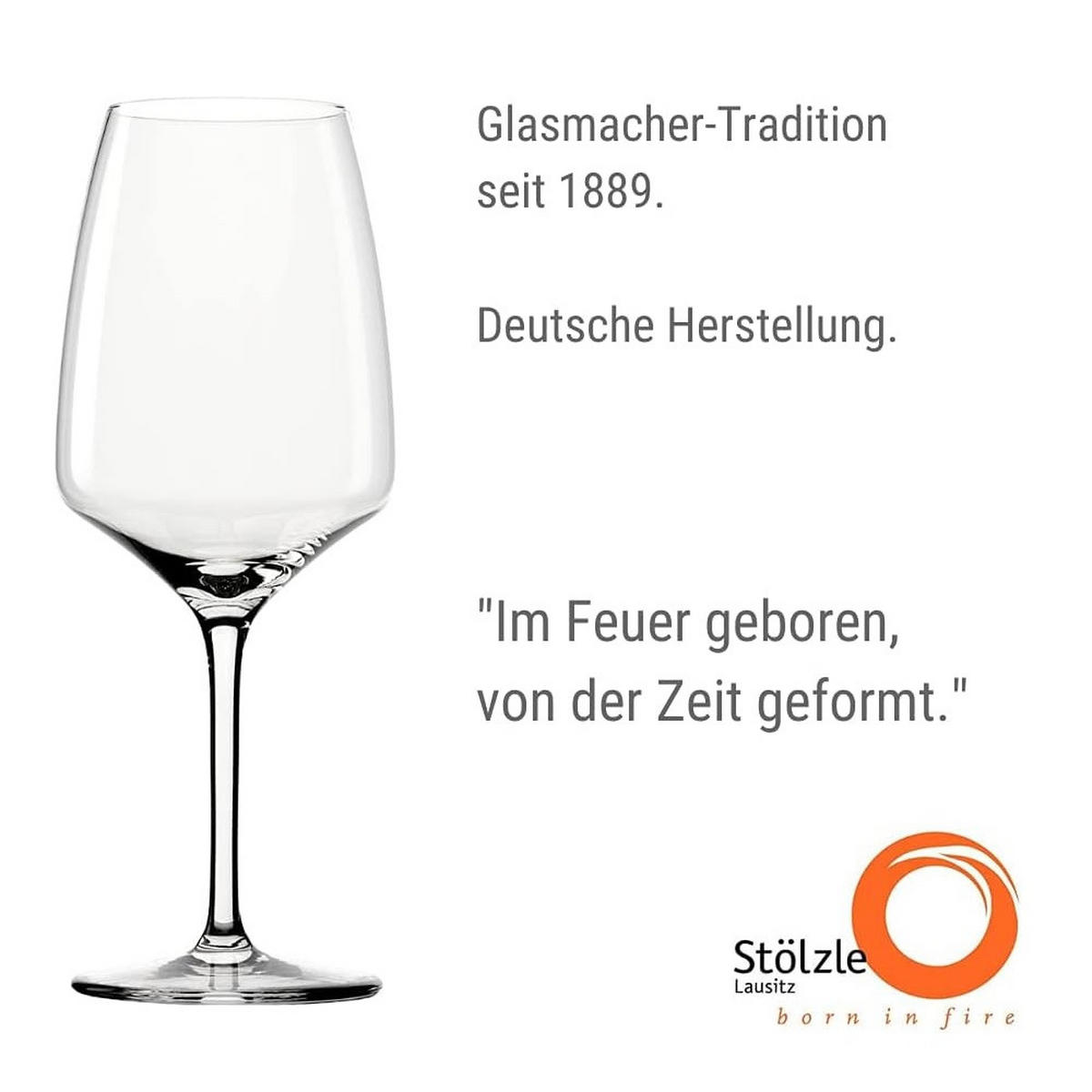EXPERIENCE Bordeauxglas (6er set ) - Transparent, Glas (0.645L) - Stölzle