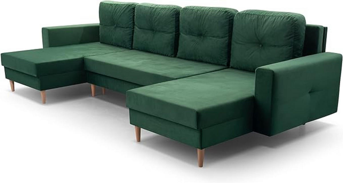 WOHNLANDSCHAFT - CARL U (Braun ) - Braun, Holzwerkstoff (300/90/142cm) - Möblo