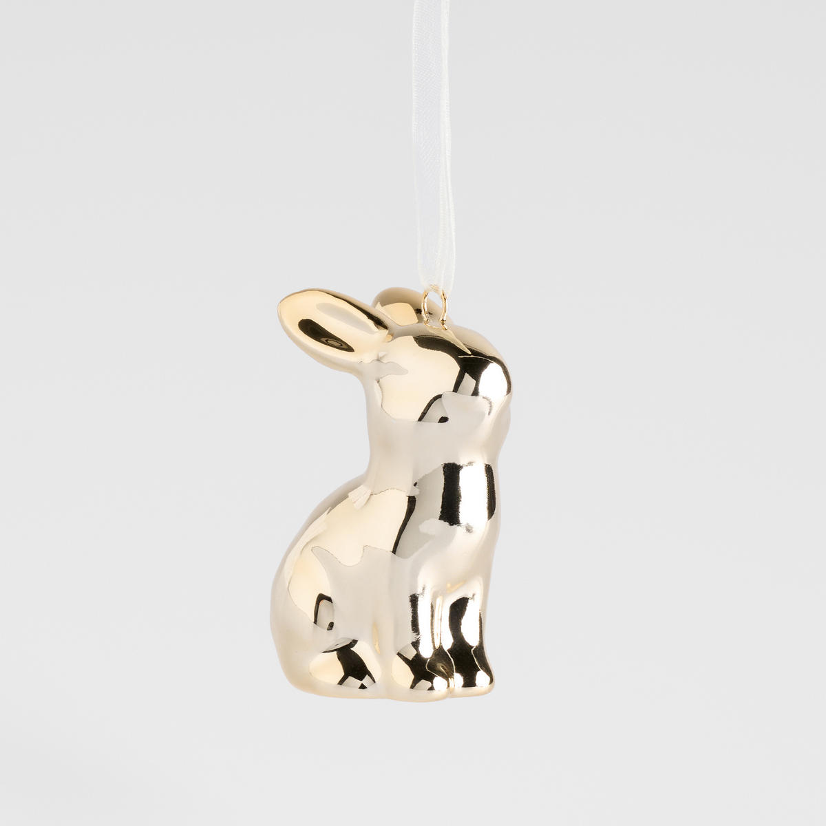 OSTERDEKO Bunny - Goldfarben, Keramik (4/6.5/3cm) - home&you
