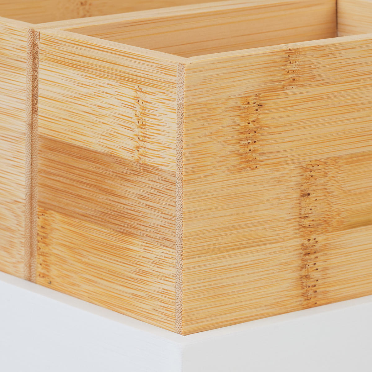 4-TLG.BAMBUSORGANIZER-SET - Multicolor, Holz/Holzwerkstoff (28/11/17.5cm) - Relaxdays