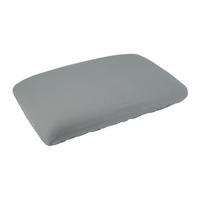 NACKENKISSEN-SPANNBEZUG BasicSoft Baumwoll-Jersey mit Elasthan silber-grau 40/70 cm - Grau, Textil (40/70cm) - beties Heimtextil