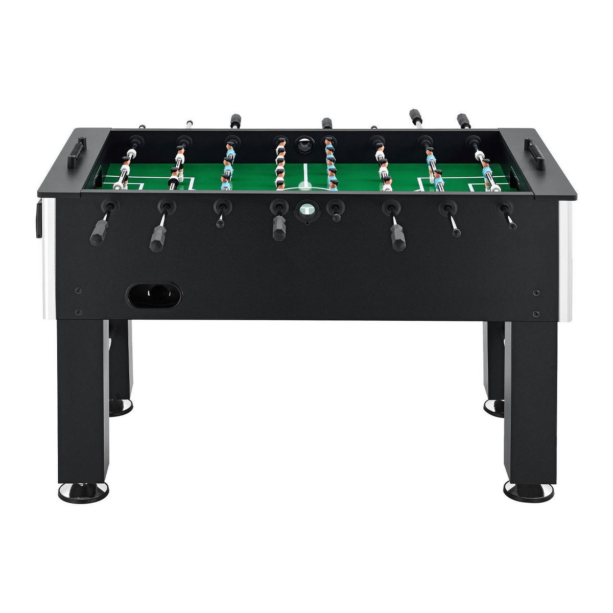 TISCHKICKER Wuzzler schwarz mit Getränkehalter - Schwarz, Holz (72/88/139cm) - Artsport