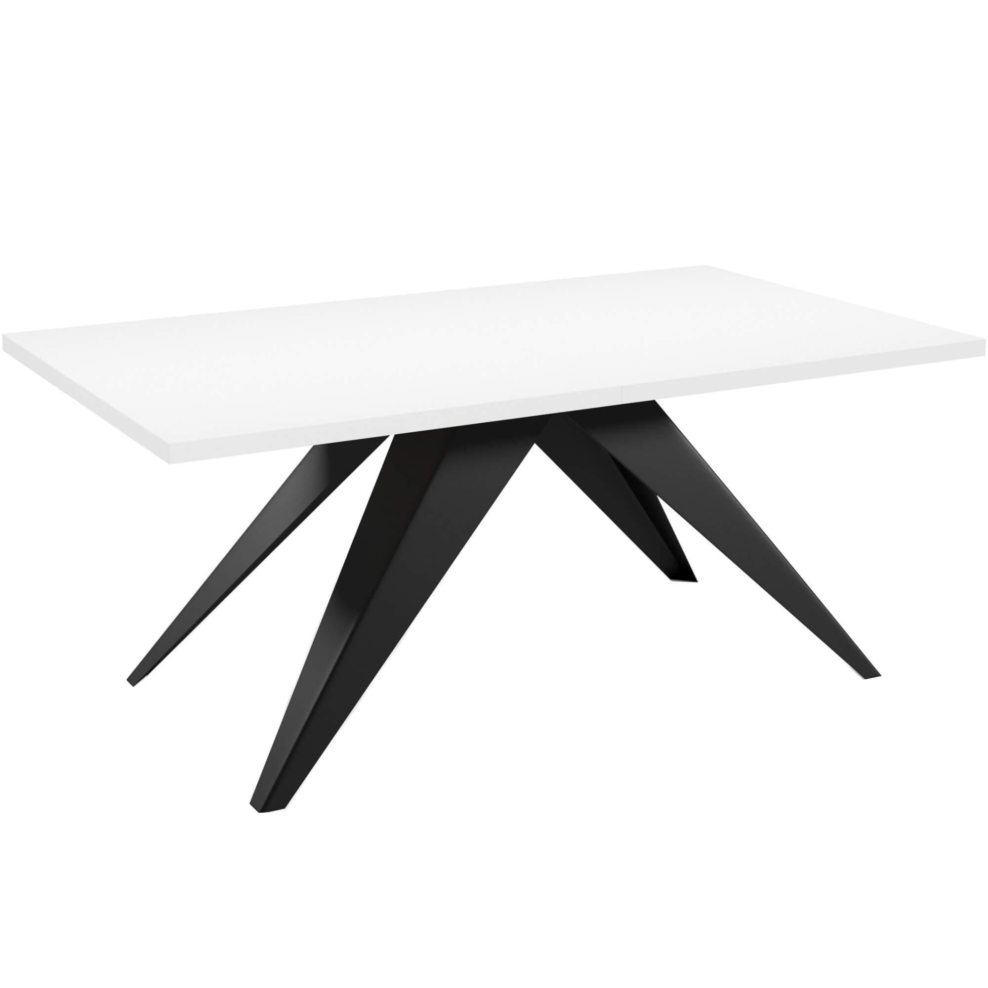 Meblini Esstische Weiß 160x76x90 cm