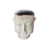 SKULPTUR Makayla Weiß 47/47/55cm - Weiß, Stein (47/55/47cm) - PTMD Collection