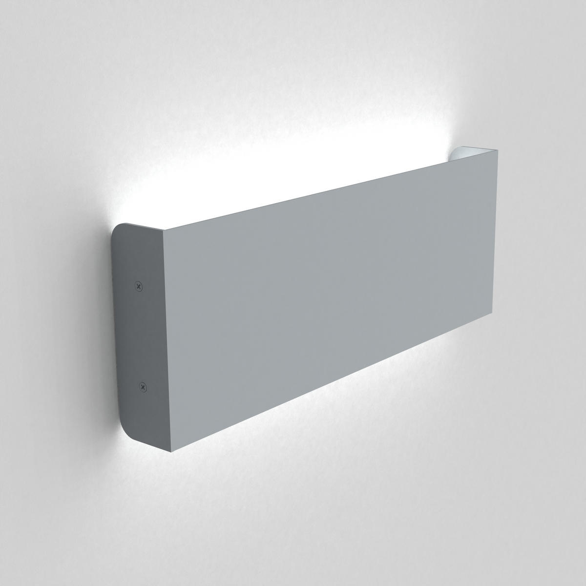 LED-WANDLEUCHTE - Grau, Metall (29/11/3.6cm) - Lumicom