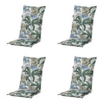 GARTENSTUHLKISSEN Bliss 123/50 cm 4er-Set - Blau, Textil (50/7/123cm) - Madison