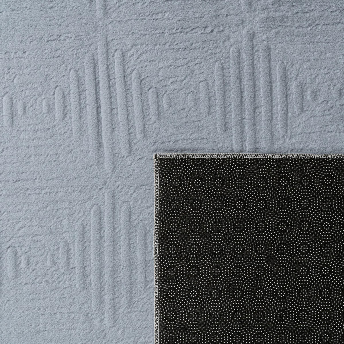 KURZFLORTEPPICH 60/100 cm Lelystad 523 - Grau, Kunststoff (60/100cm) - Paco Home
