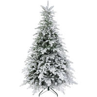 WEIHNACHTSBAUM DE-41533 Kunstschnee 180 cm, Scharniersystem - Grün, Kunststoff (180cm) - ComfortXL