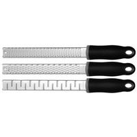 REIBEISEN Reiben (grob - mittel - fein) - 21 cm - 3 Stück - Silberfarben, Metall (3/2/33cm) - Sareva