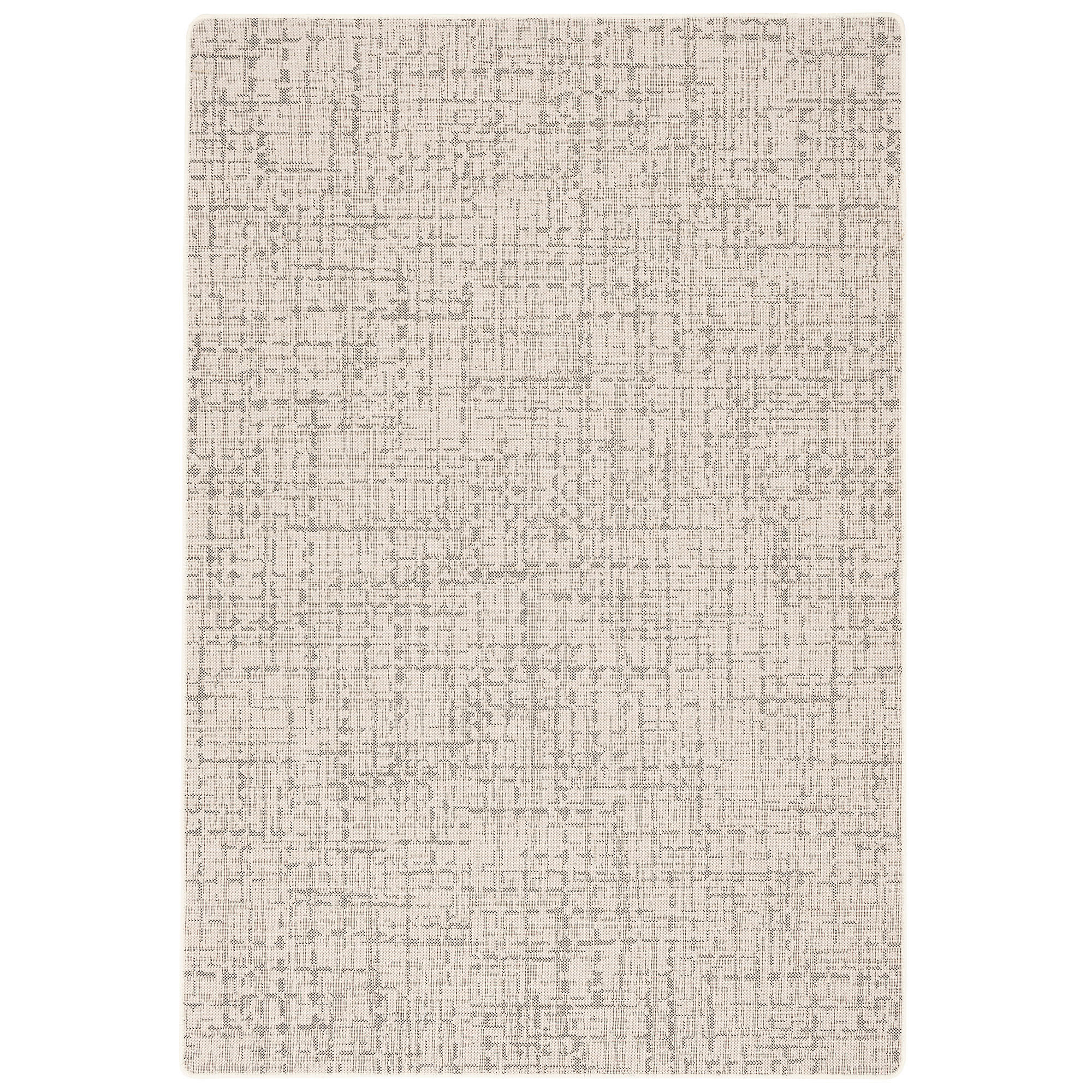 IN & OUTDOOR TEPPICH FLACHGEWEBE OSLO KARO MODERN - Creme, Textil (100/300cm) - Snapstyle