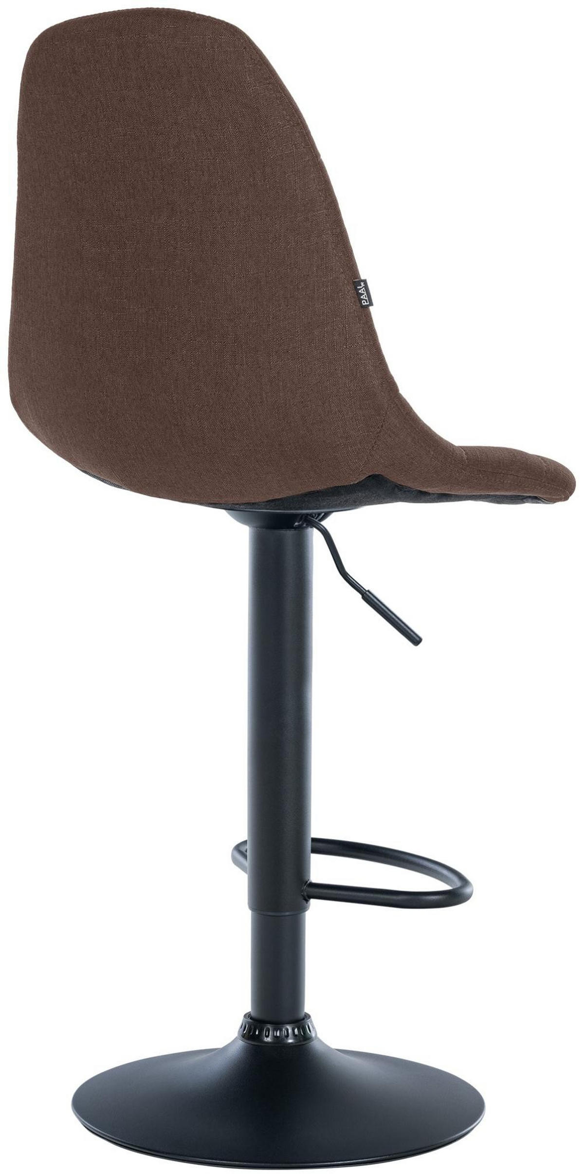 BARHOCKER Metall braun - Braun, Textil/Metall (47/99/56cm) - CLP