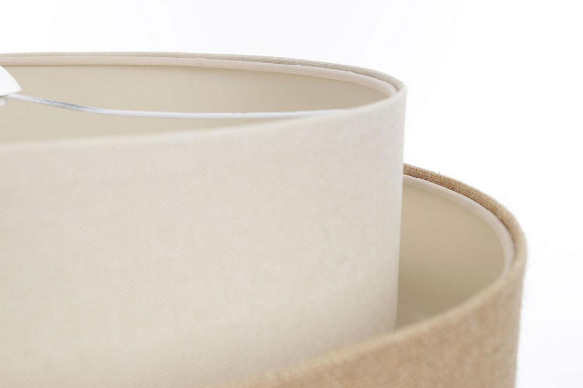HÄNGELEUCHTE Beige 50/25 cm - Beige, Kunststoff (50/1.5/25cm) - ONZENO