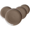 SPEISETELLER Suomi Braun ø 26 cm 4er Set - Braun, Keramik (26cm) - Ritzenhoff Breker