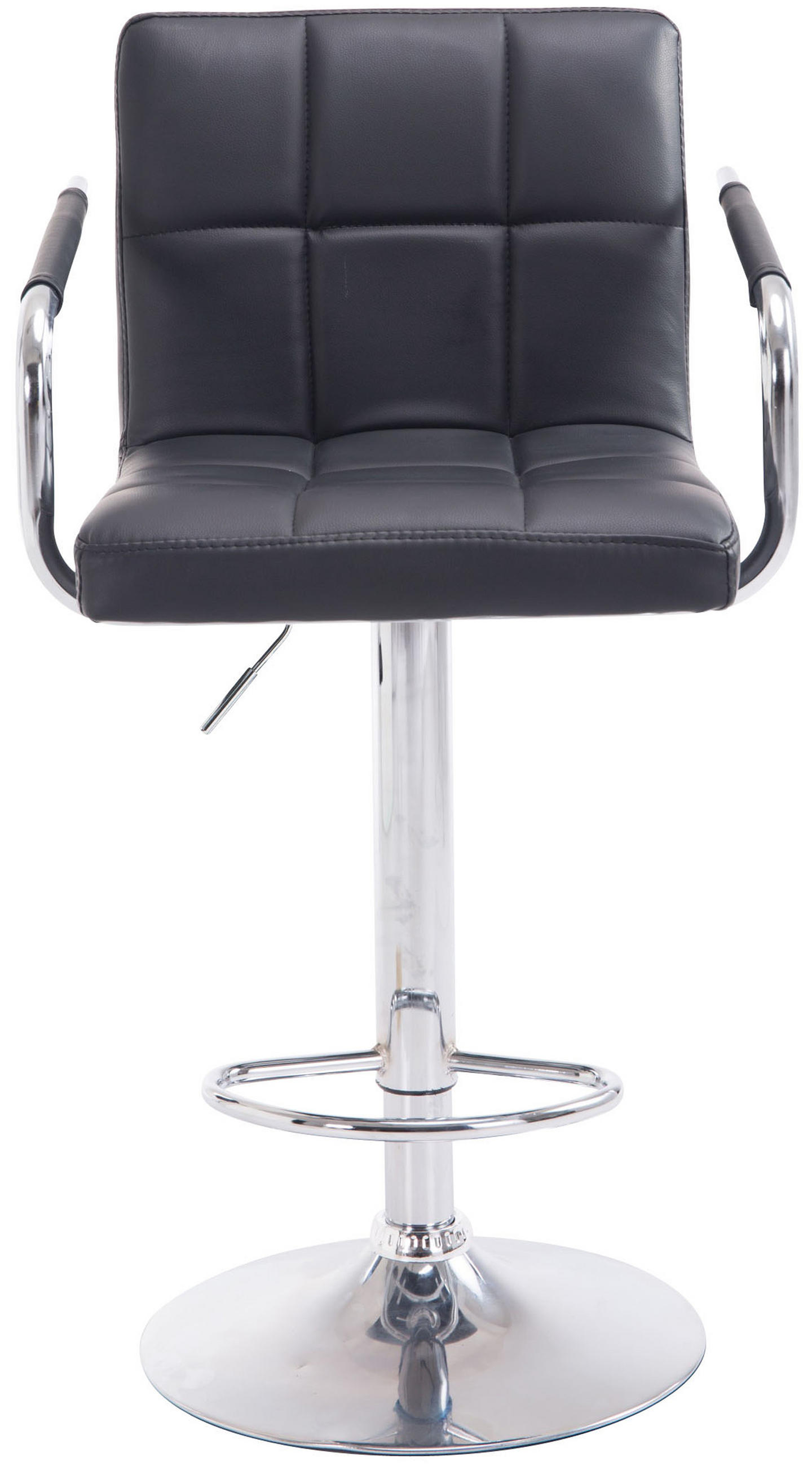 TPFLiving Barhocker Schwarz 54x112x46 cm