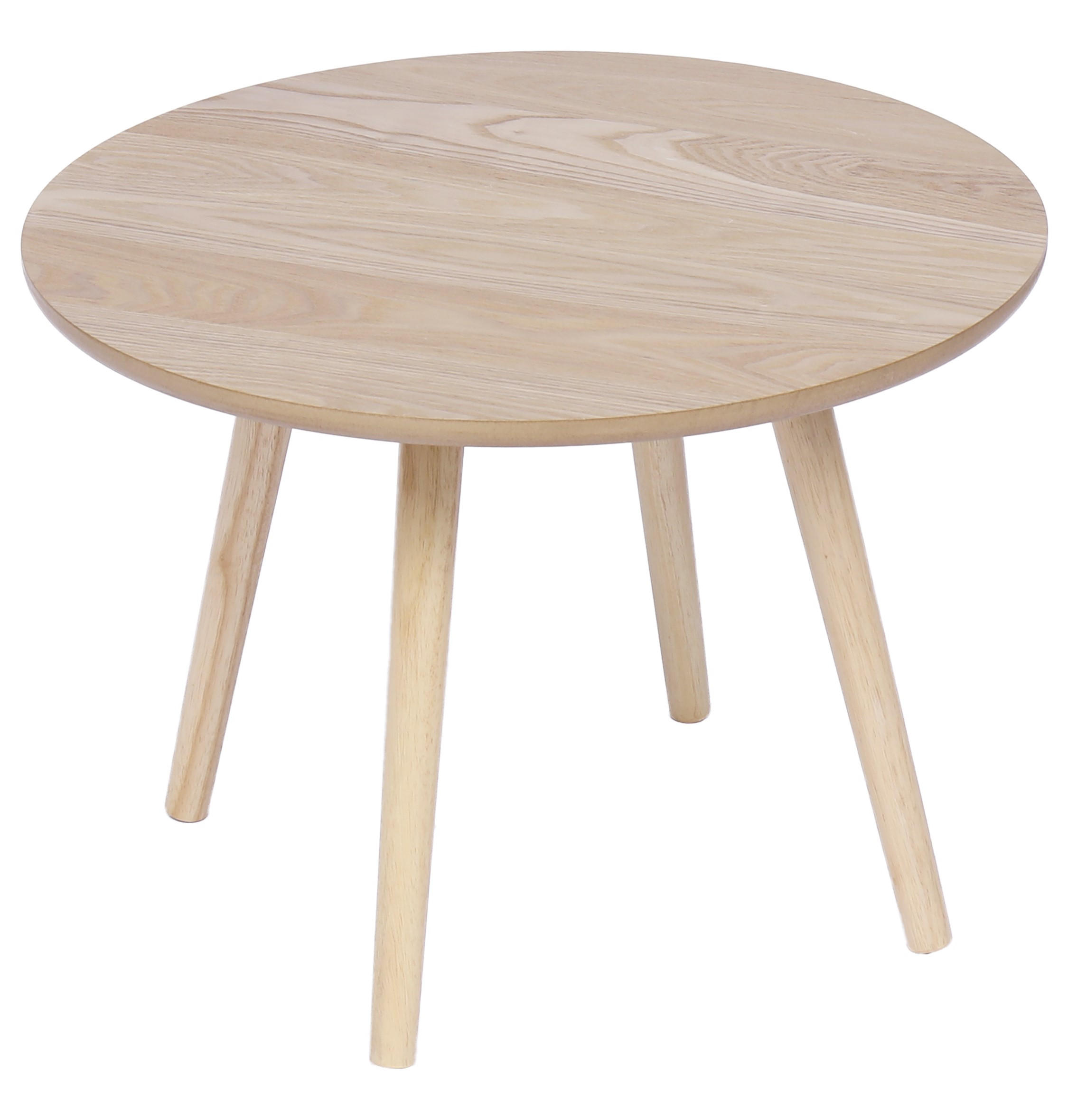 BEISTELLTISCH Rund Braun 50 x 50 x 37 cm - Braun, Holz (50/50/37cm) - Nordlys