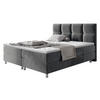 BOXBETT Dave - Chromfarben/Grau, Holz/Textil (160/200cm) - MIRJAN24