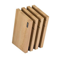MESSERBLOCK Beige 15/14.4/15 cm AL77 - Beige, Holz (14.4/15/15cm) - ArteLegno