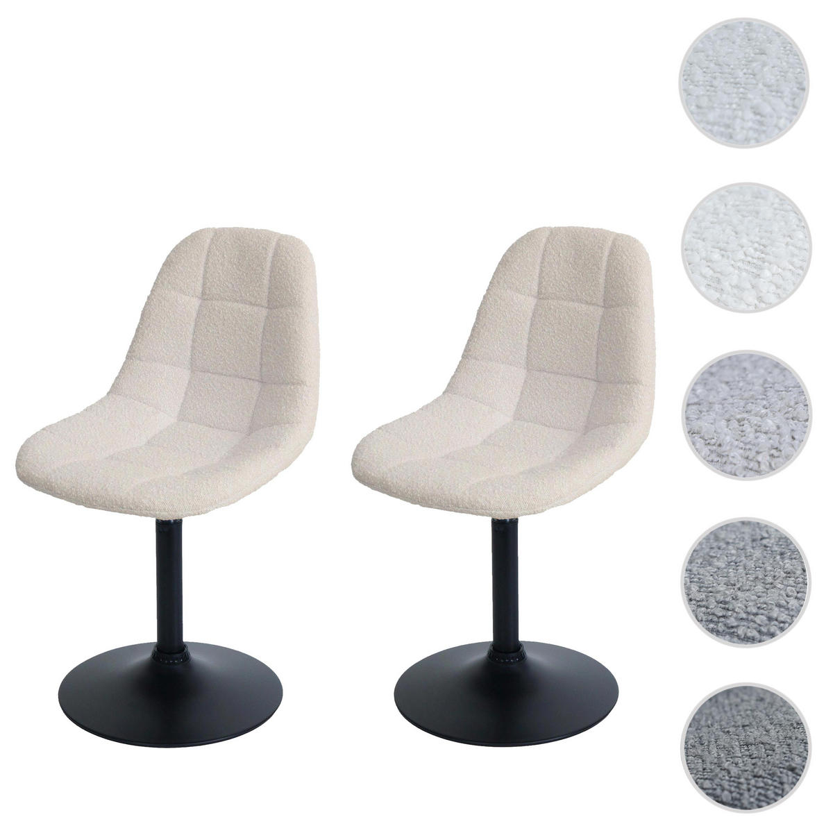 ESSZIMMERSTUHL Beige 2er-Set - Beige, Textil (47/83/43cm) - MCW
