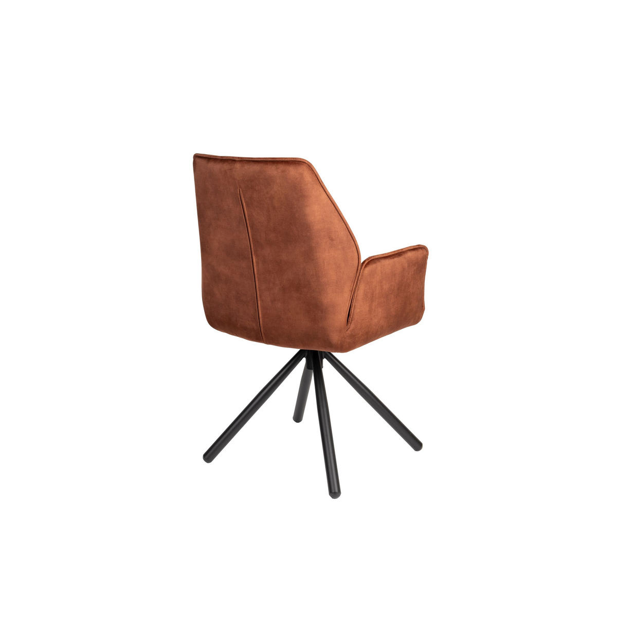 ESSZIMMERSTUHL Jamie Braun - 2 er Set - Braun, Textil (56/90/61cm) - Housecraft Living