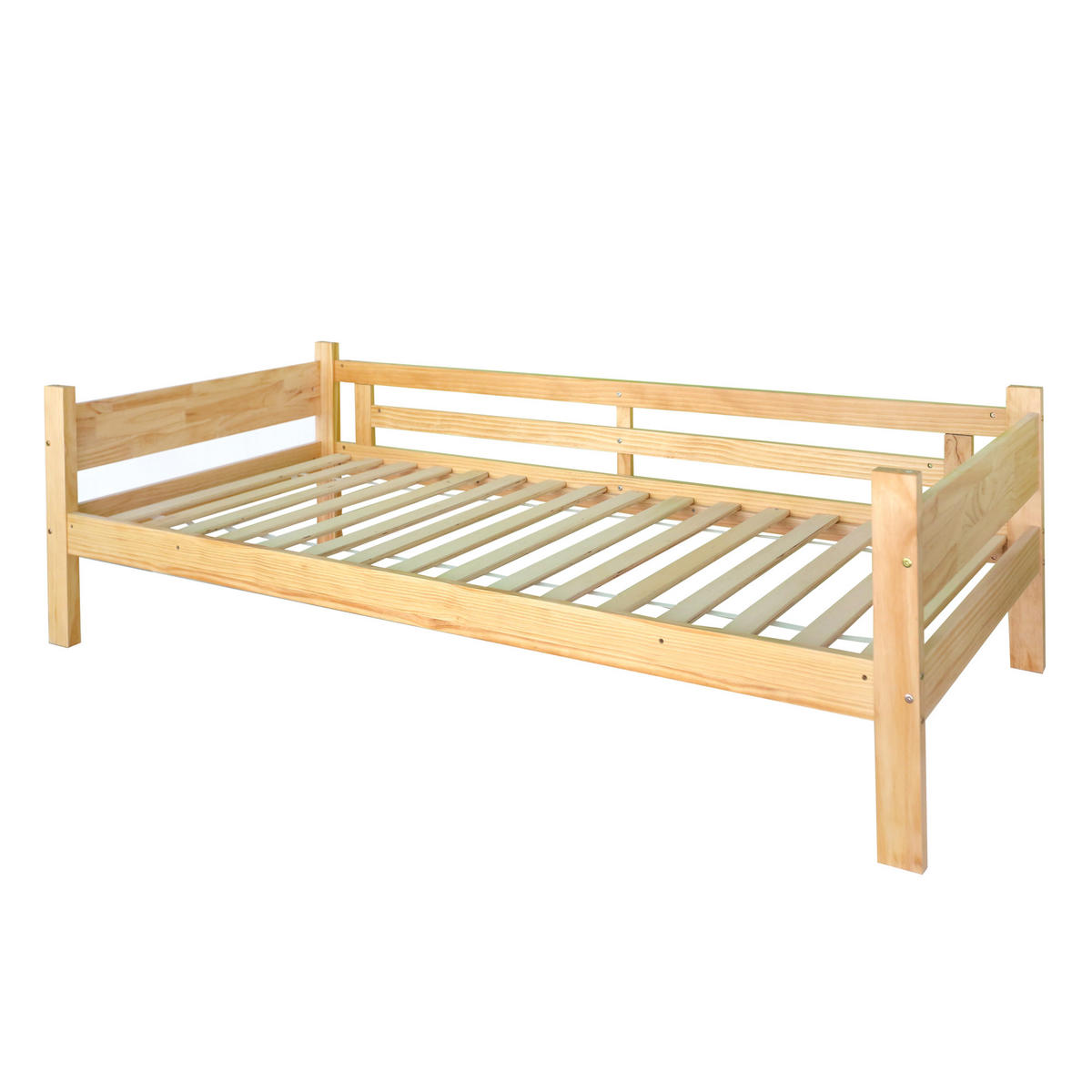 ETAGENBETT Kinderbett 90x200 Natur - Naturfarben, Holz (90/200cm) - ComfortXL