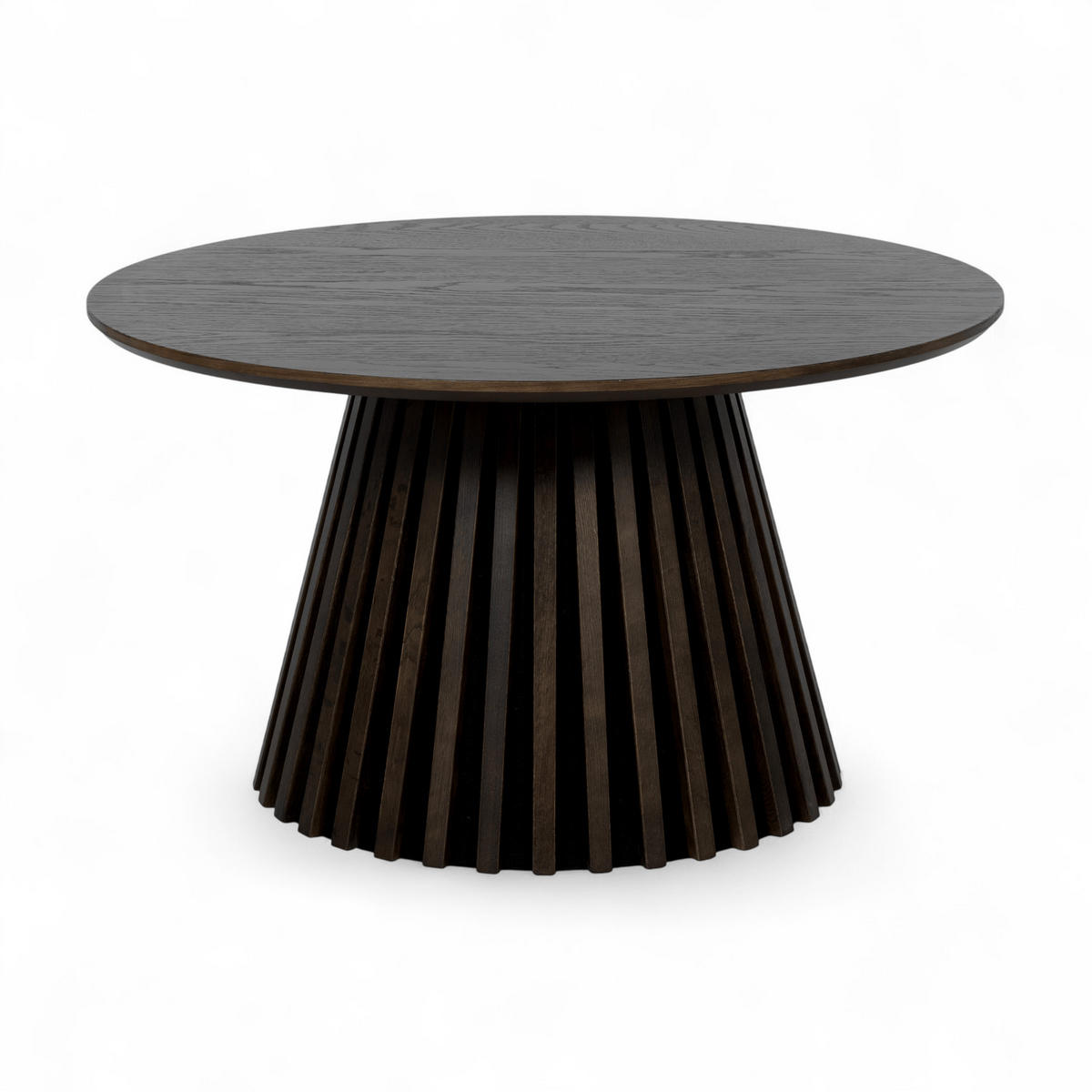 COUCHTISCH rund Räuchereiche 80/80/45 cm - Braun, Holzwerkstoff (80/80/45cm) - Furnhouse