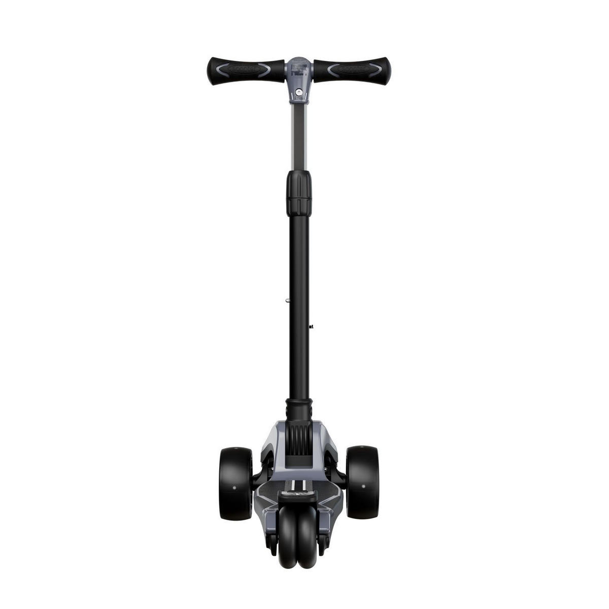 KINDERROLLER Lumox höhenverstellbarer Lenker inkl. Leuchtränder schwarz - Schwarz, Metall (59/28/81cm) - Juskys