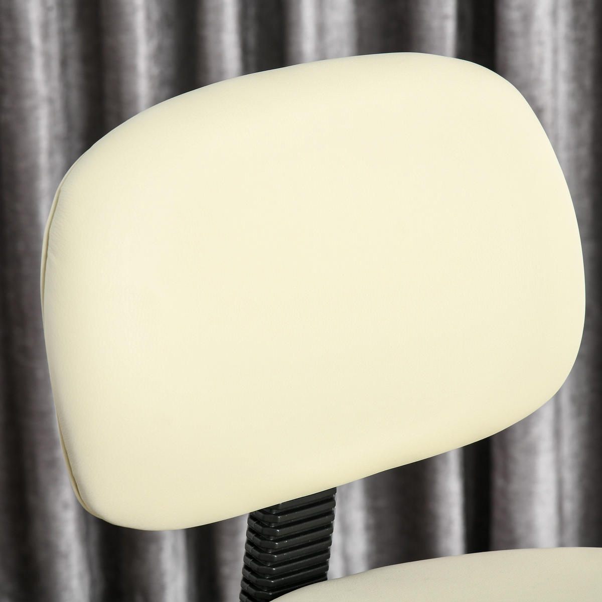 BARHOCKER, Kunstleder-Leder, Stahl Beige - Beige, Kunststoff (57/104/56cm) - HOMCOM
