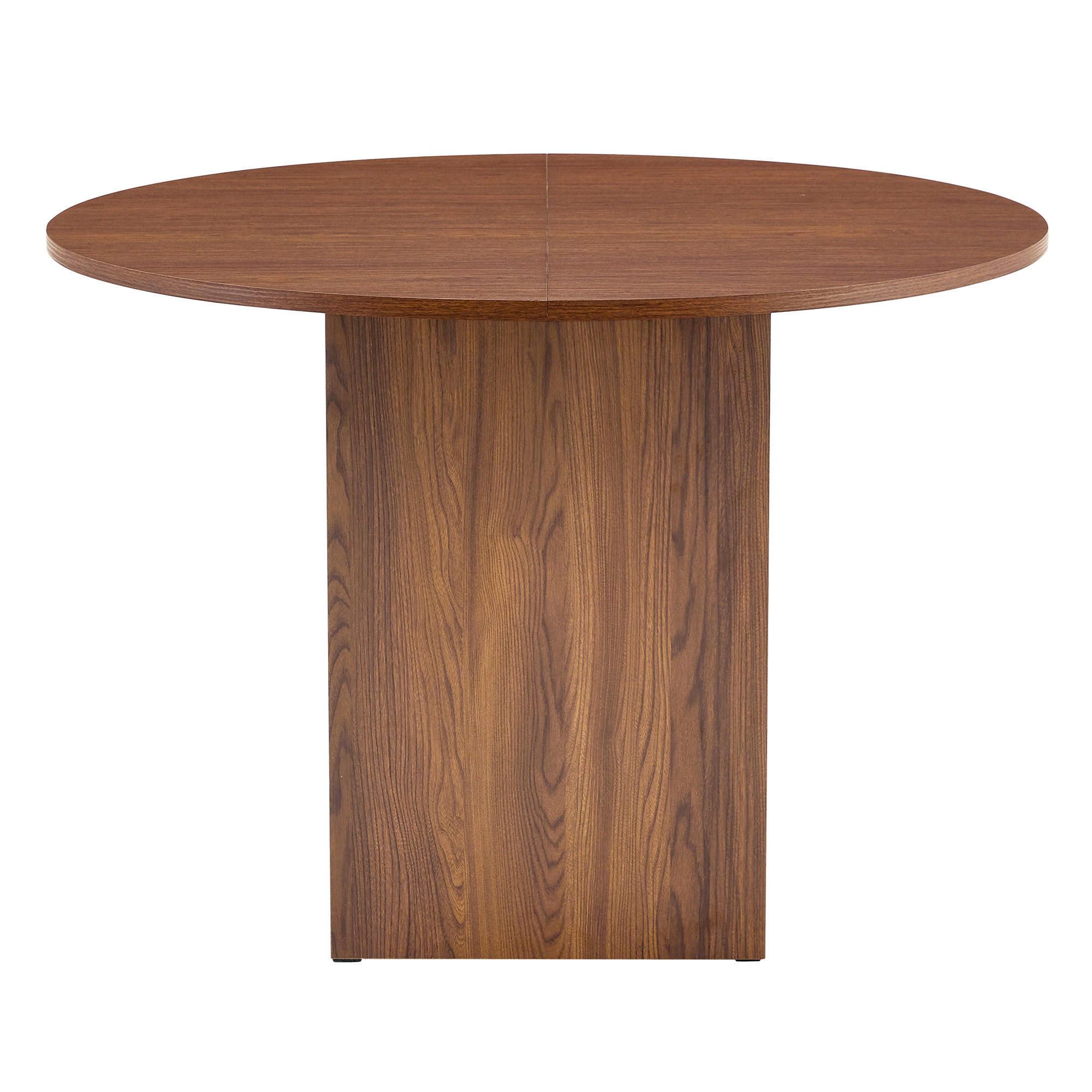 ESSTISCH 100/100/76 cm Walnuss aus MDF mit offenen Stauraumfächern - Walnussfarben, Holzwerkstoff (100/100/76cm) - OKWISH