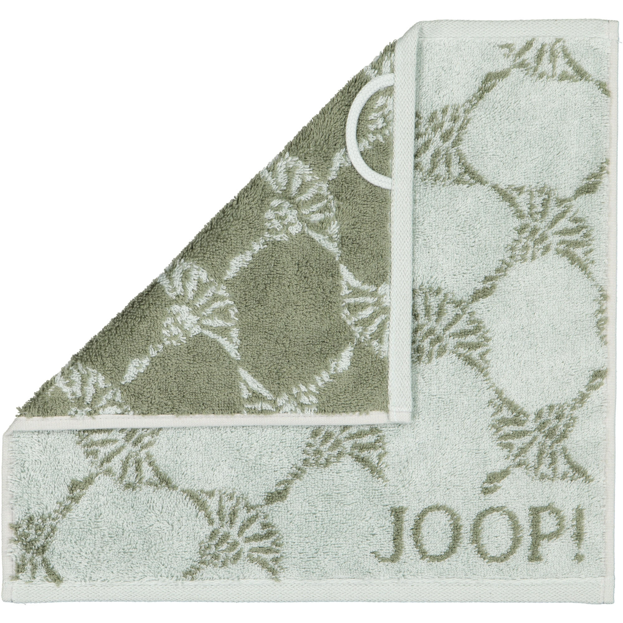 SEIFTUCH CLASSIC CORNFLOWER 1611 SALBEI - 47 - Salbeigrün, Textil (30/30cm) - Joop!