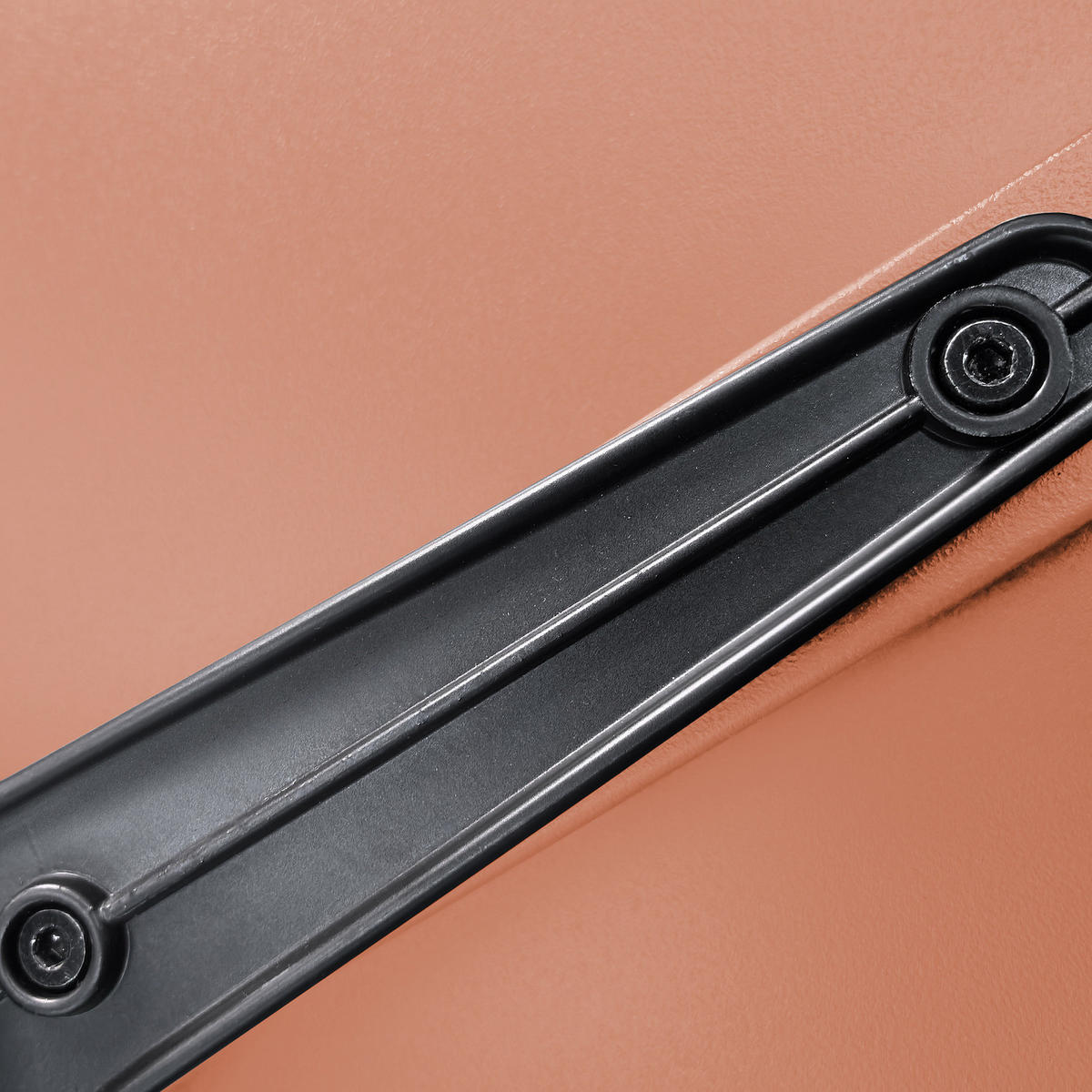 KLAPPTISCH - Stahl - Terracotta, Metall (60/60/74cm) - home24