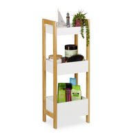 BADREGAL - Multicolor, Holz/Holzwerkstoff (28/74.5/20cm) - Relaxdays