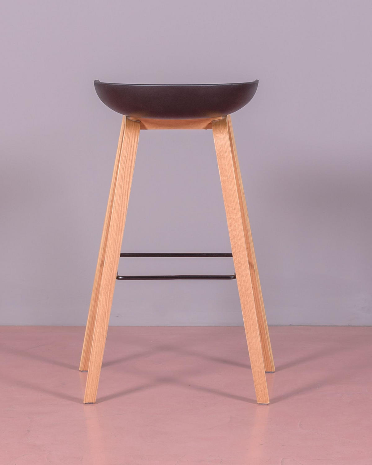 HOCKER Kunststoff Schwarz - Schwarz, Kunststoff (54/83/45cm) - Nest Dream