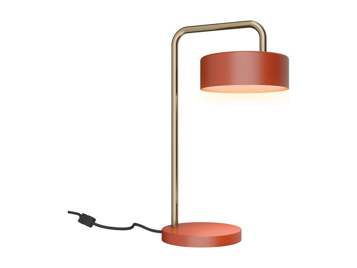 TISCHLAMPE - 23 cm x 16 cm - metall - terracotta Otilie - Terracotta, Metall (16/23/40cm) - Vente-Unique